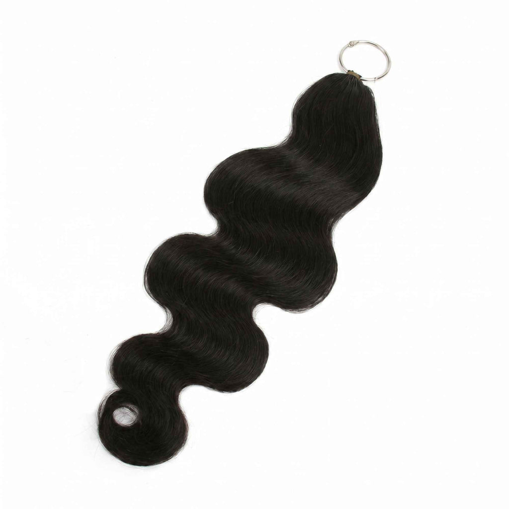 16" Body Wave Feather Crochet