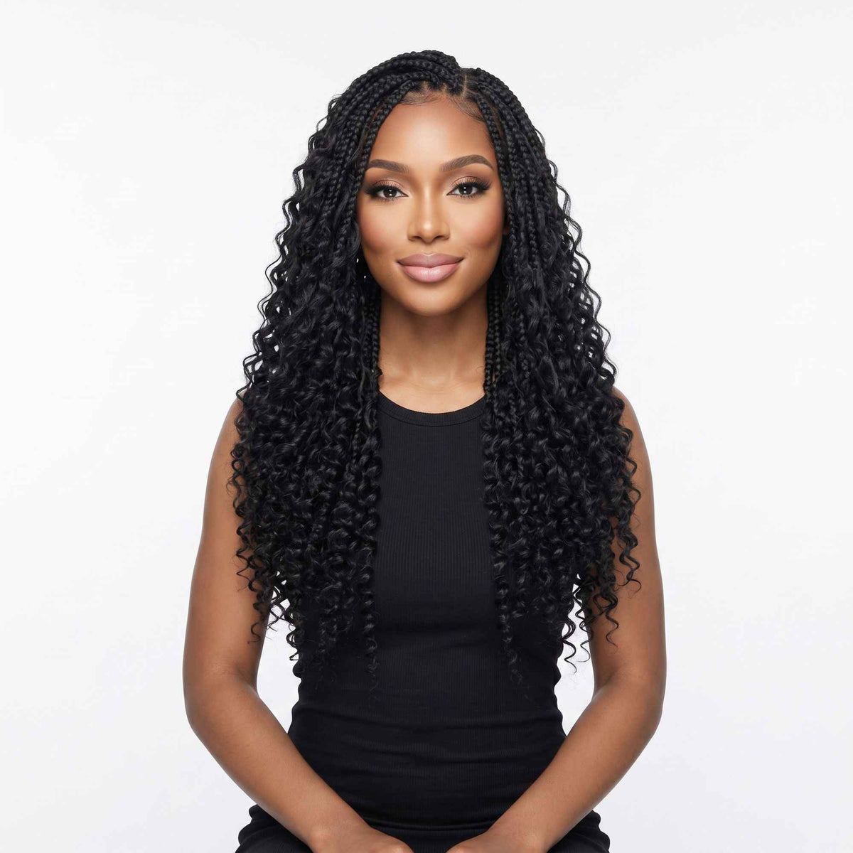 16" Deep Wave Feather Crochet