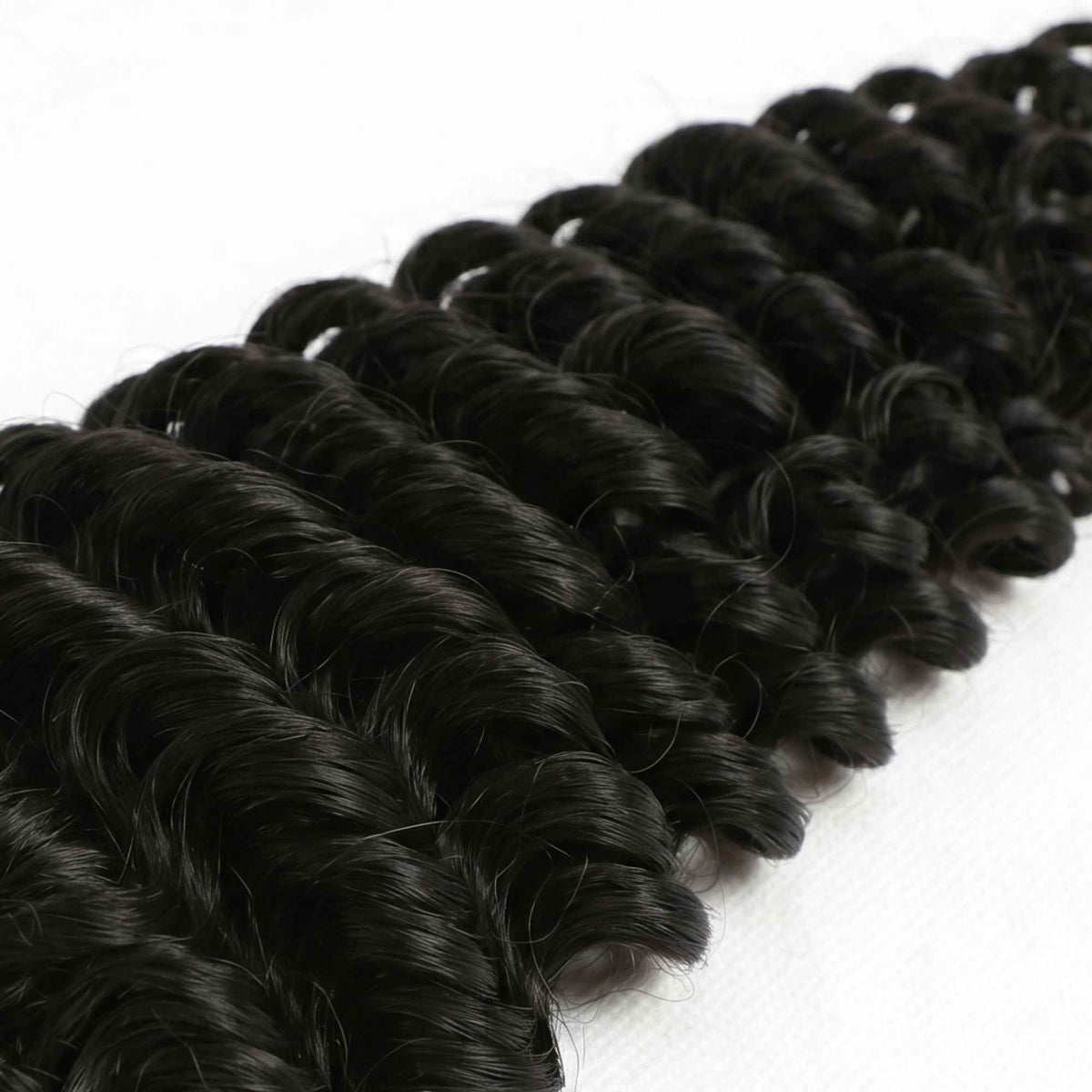 16" Deep Wave Feather Crochet
