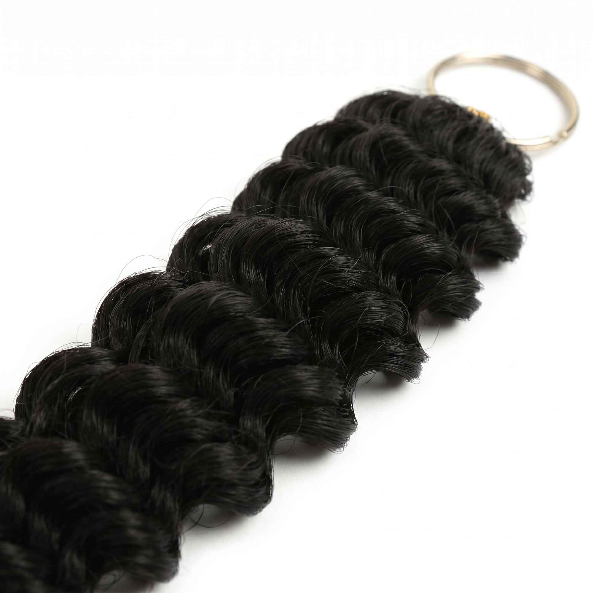 16" Deep Wave Feather Crochet