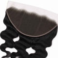 Experience Effortless Elegance with Our Jet Black Body Wave Frontal