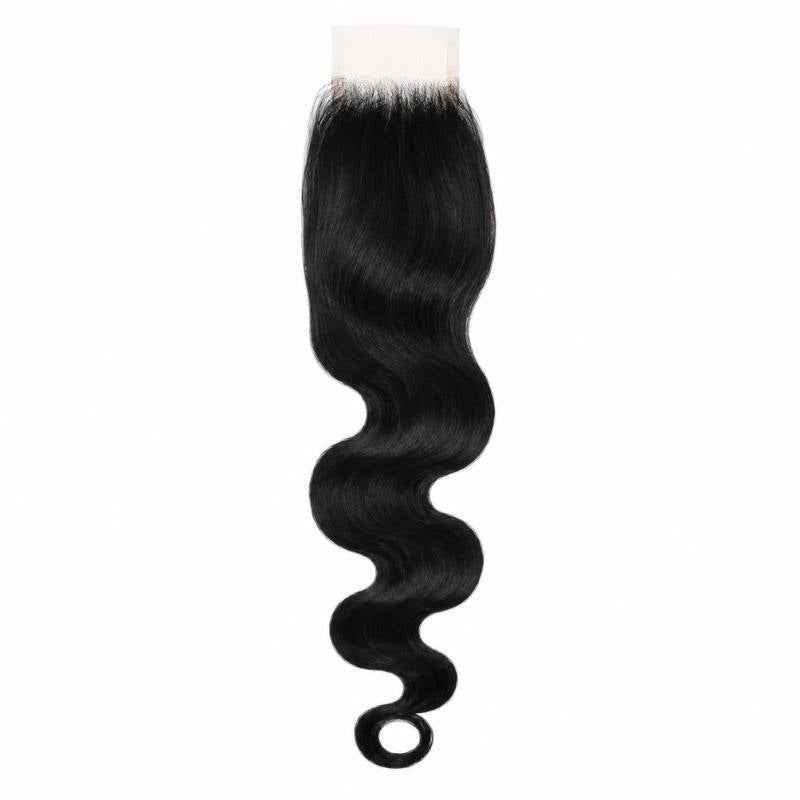 Jet Black Body Wave Lace Closure for Effortless Style and Natural Finish