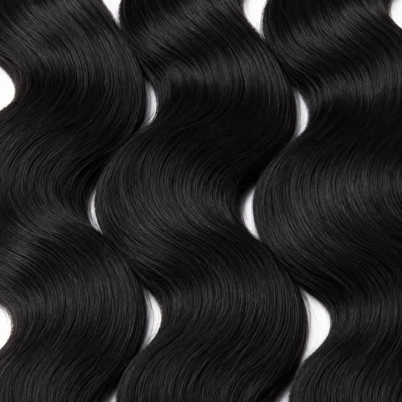 Transform Your Look with Jet Black Body Wave Hair Bundles