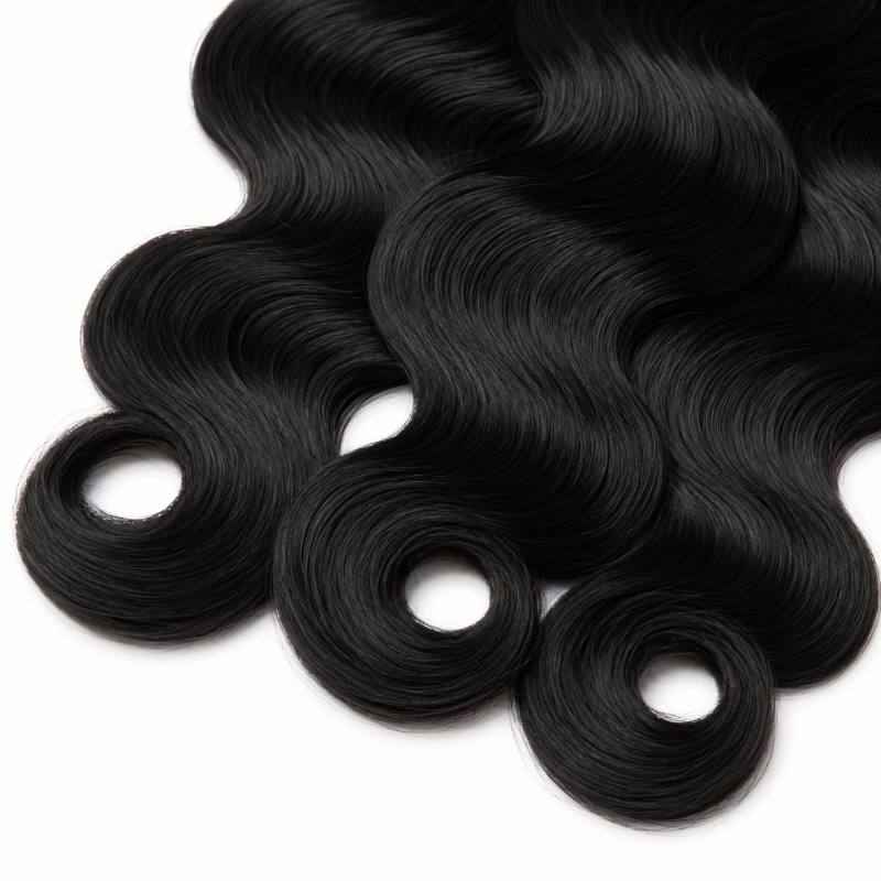 Transform Your Look with Jet Black Body Wave Hair Bundles