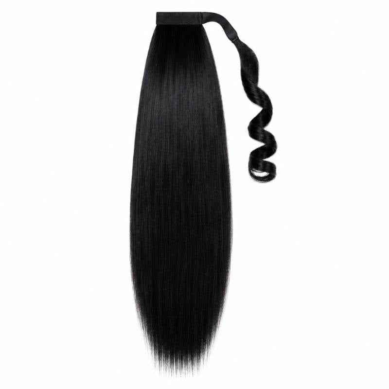 Jet Black Ponytail