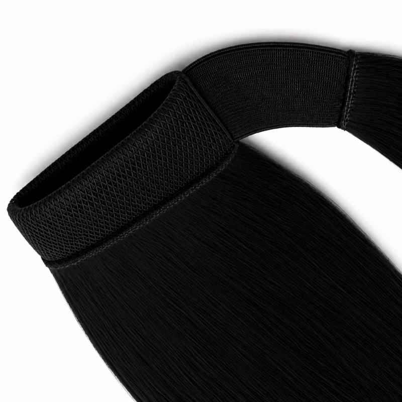 Jet Black Ponytail