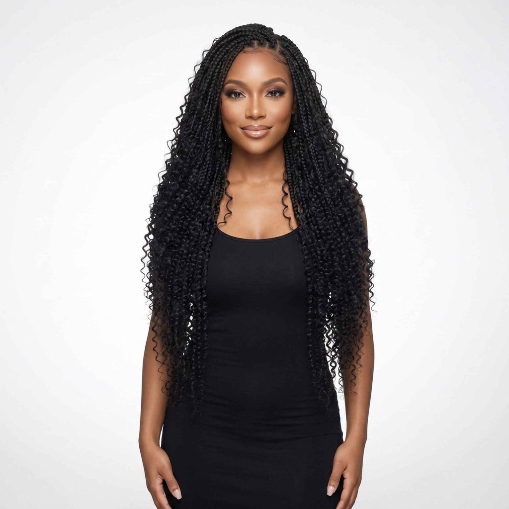 20" Kinky Curly Feather Crochet