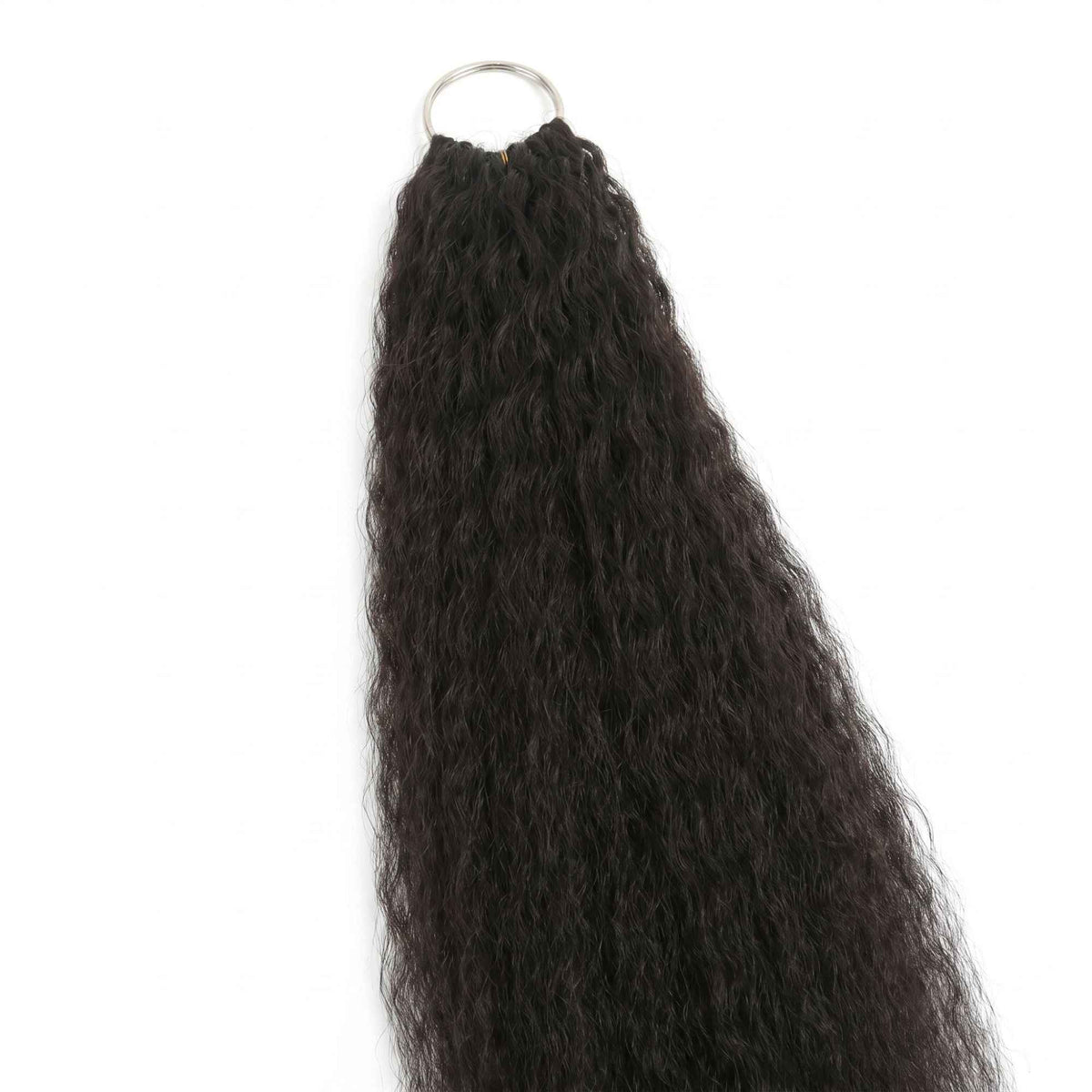 20" Kinky Straight Feather Crochet
