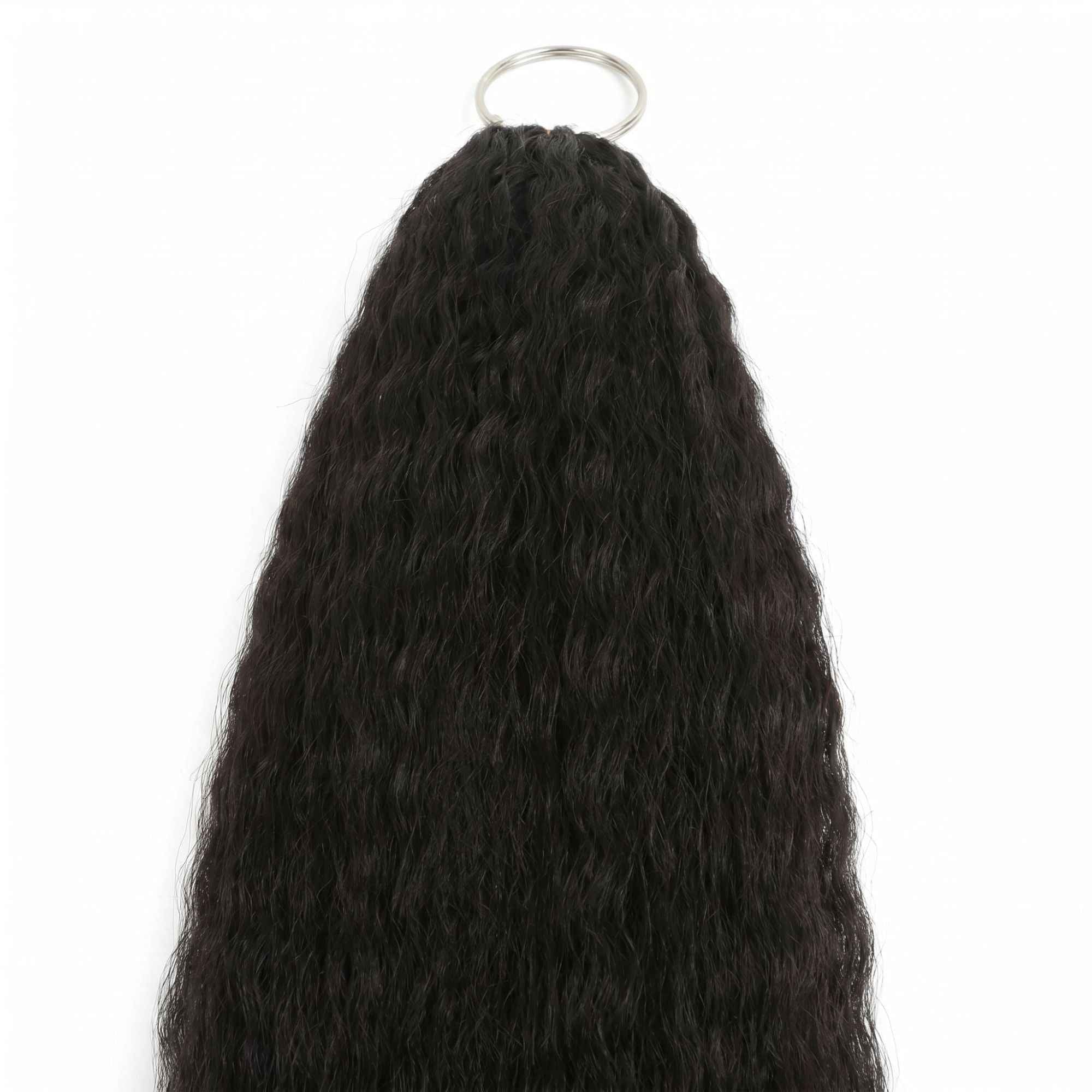 20" Kinky Straight Feather Crochet