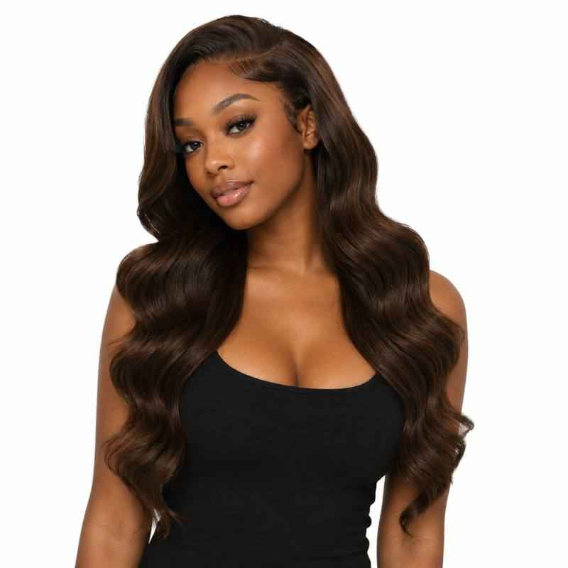 Medium Brown Body Wave Human Hair Bundles