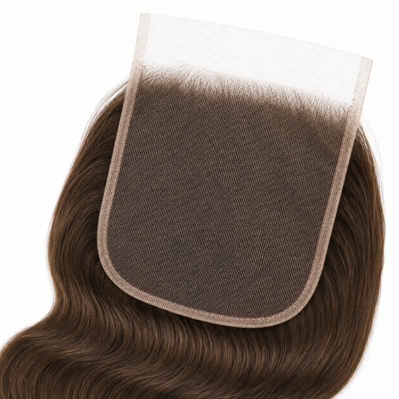 Transform Your Look with Our Medium Brown Body Wave Closure - 5x5 HD Lace