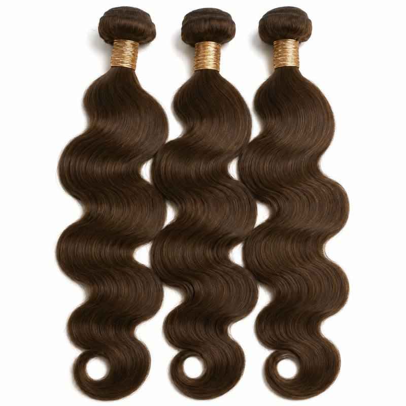 Elevate Your Style with Medium Brown Body Wave Hair Bundles