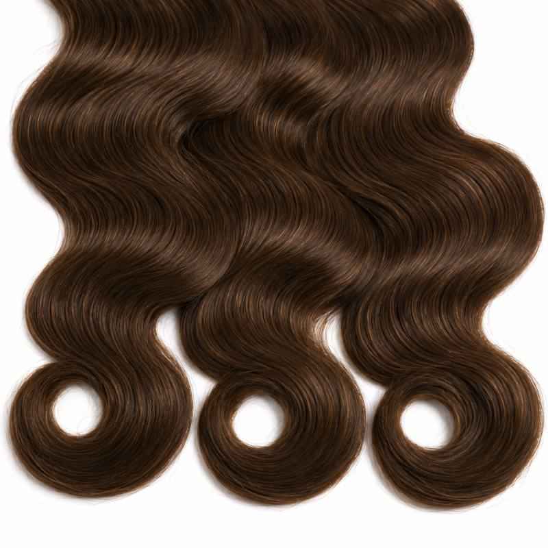 Elevate Your Style with Medium Brown Body Wave Hair Bundles
