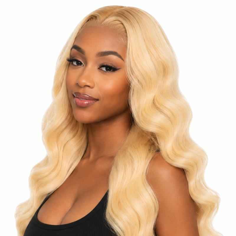 Luxurious Blonde Body Wave Lace Wig for Effortless Style