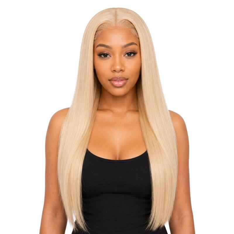 Blonde Straight 13x4 Transparent Lace Front Wig