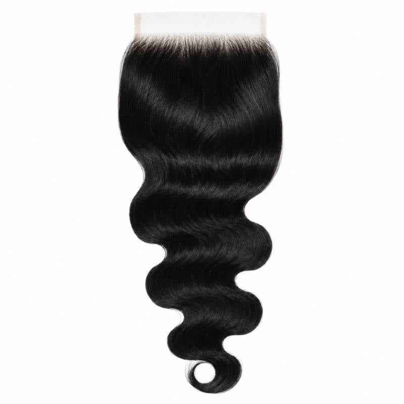 Jet Black Body Wave 6x6 HD Lace Closure