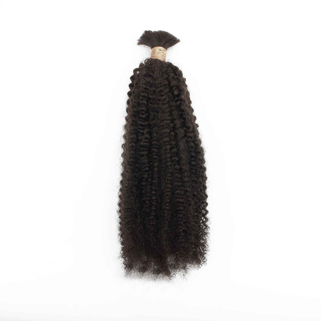 Afro Kinky Bulk Human Hair Extensions