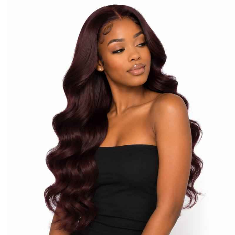 Luxurious Burgundy Body Wave Hair Bundles for Effortless Style