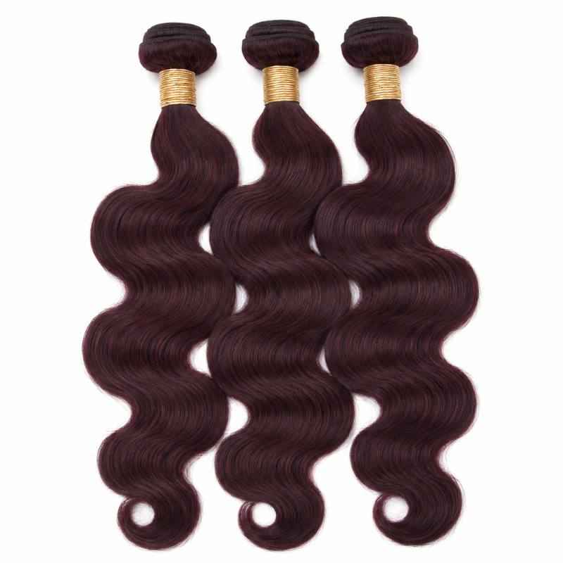 Luxurious Burgundy Body Wave Hair Bundles for Effortless Style