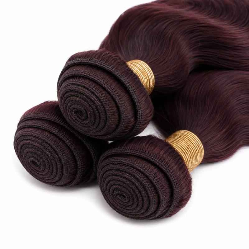 Luxurious Burgundy Body Wave Hair Bundles for Effortless Style