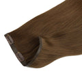 Chocolate Brown Seamless Clip-ins