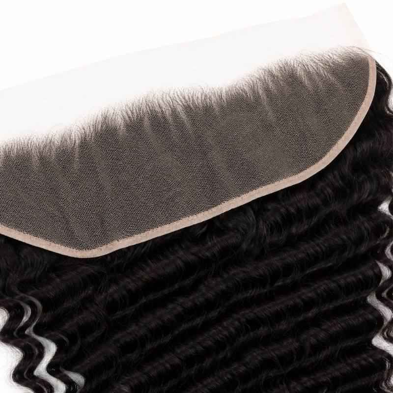 Deep Wave 13x4 Transparent Lace Frontal