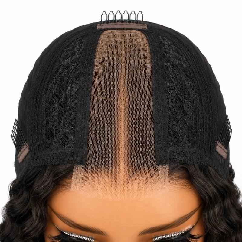 Experience Effortless Elegance with Our Glueless Deep Wave Lace Closure Wig