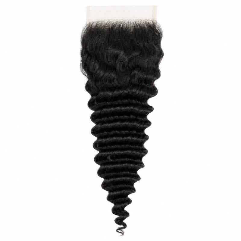Elevate Your Style with Our Deep Wave Lace Closure - 5x5 HD Lace for Effortless Beauty