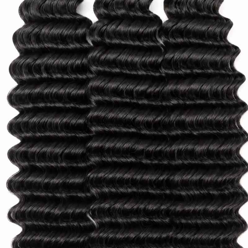 Deep Wave Human Hair Bundle Deal