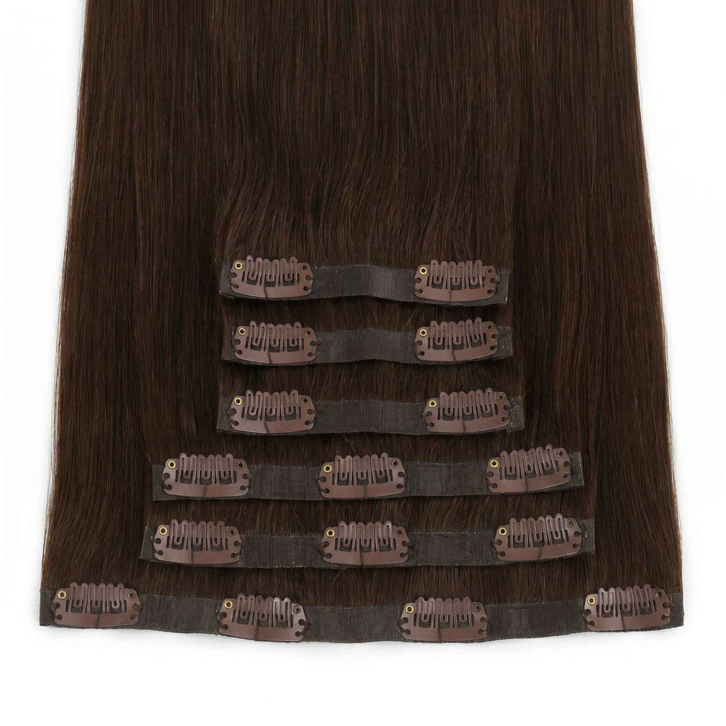 Dark Brown Seamless Clip-ins
