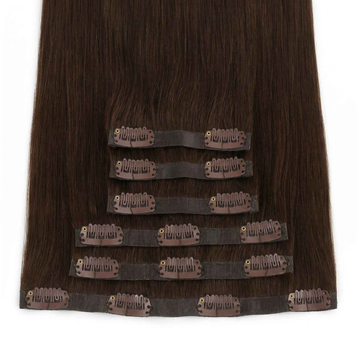 Dark Brown Seamless Clip-ins
