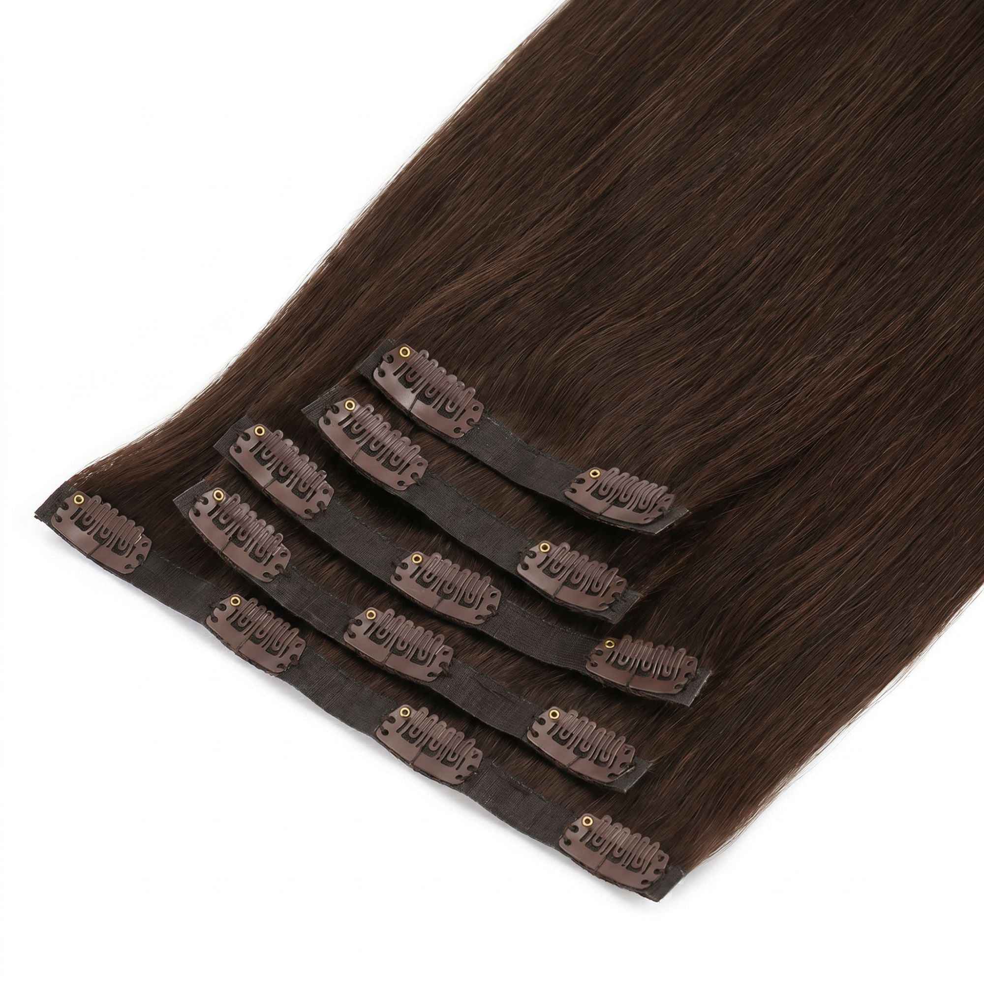 Dark Brown Seamless Clip-ins