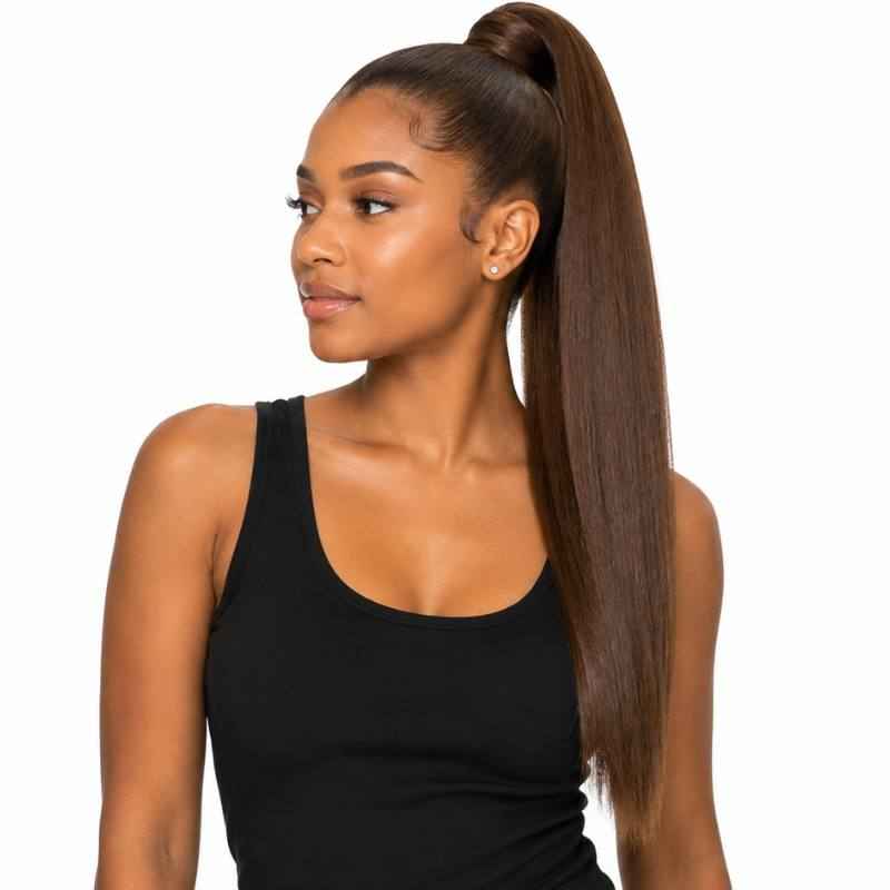 Dark Brown Ponytail