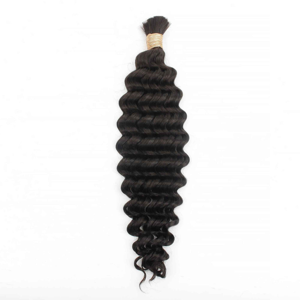Deep Wave Bulk Human Hair Extensions