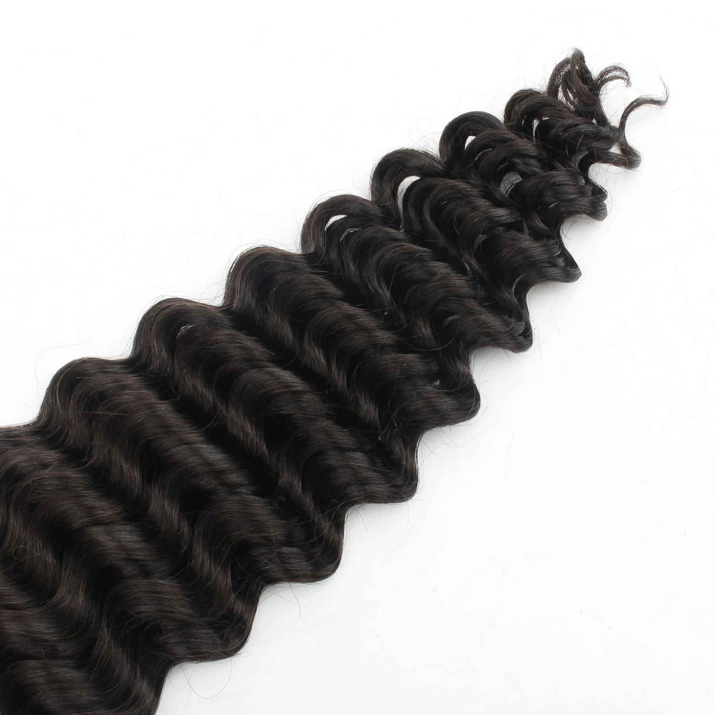 Deep Wave Bulk Human Hair Extensions
