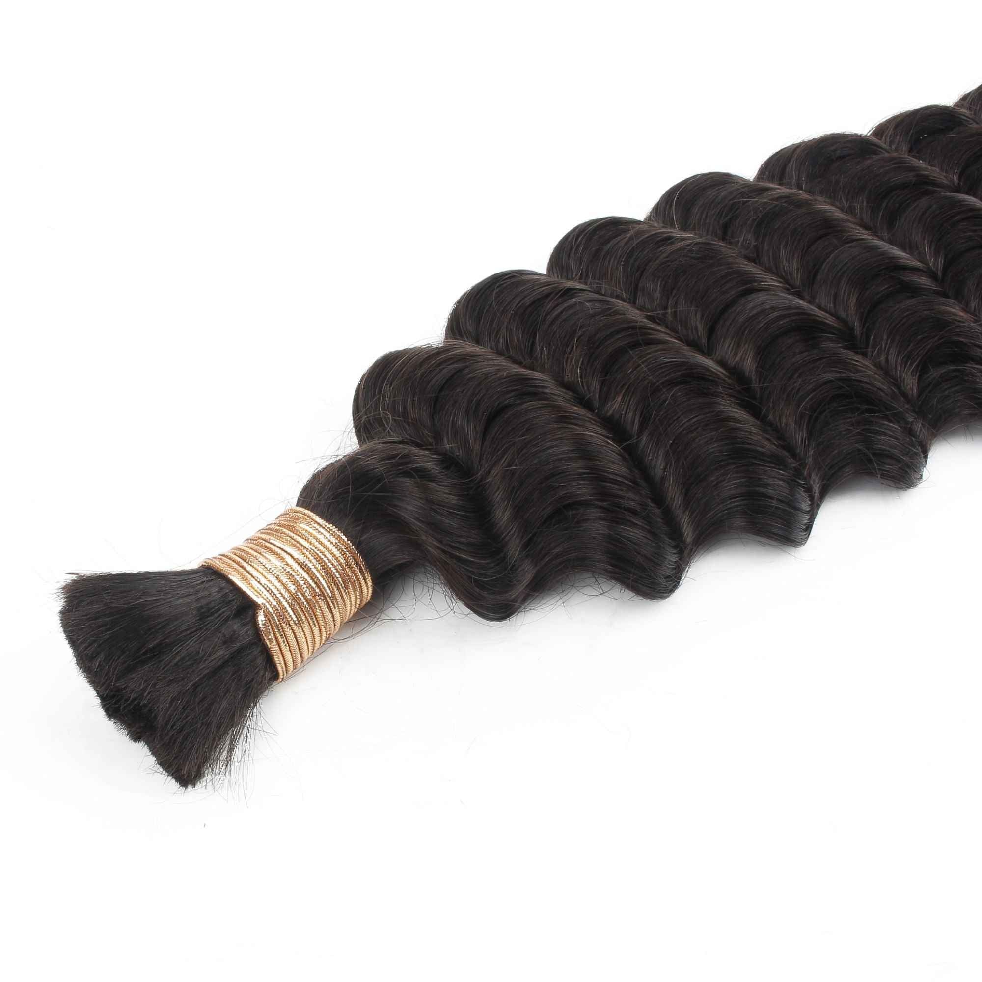 Deep Wave Bulk Human Hair Extensions