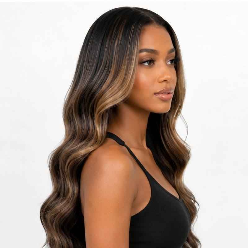 Experience Flawless Beauty with Our Glueless HD Closure Wig – Harper 5x5 Raw Human Hair