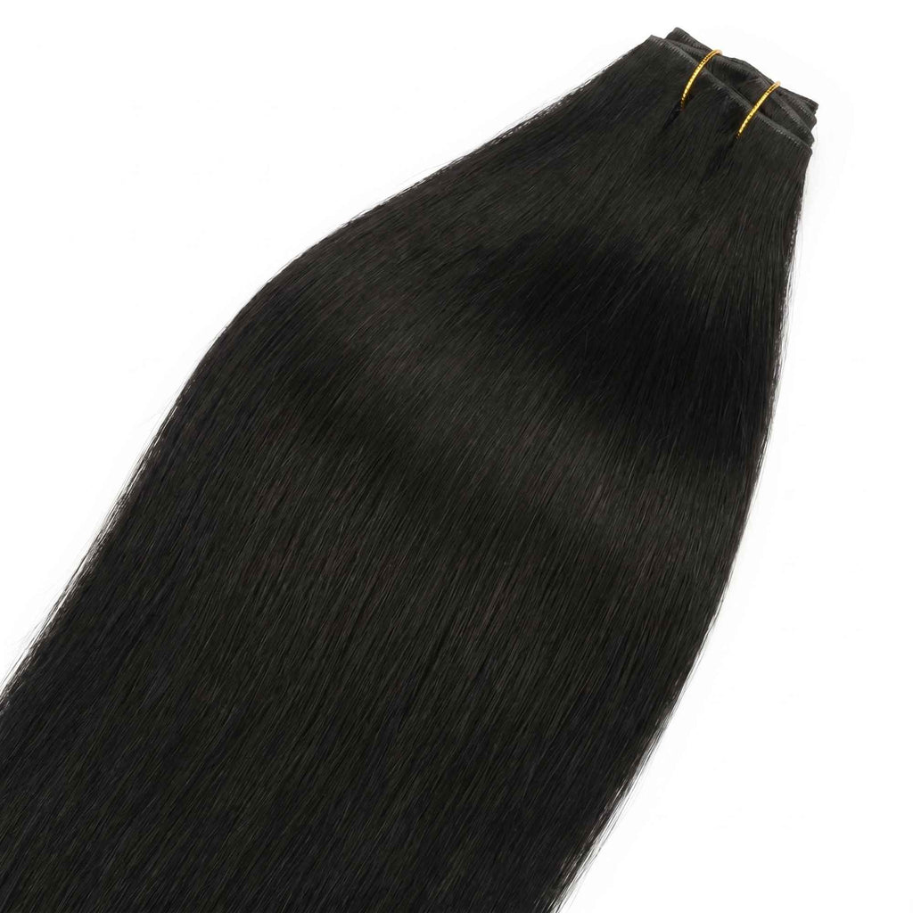 Jet Black Invisible Clip-ins