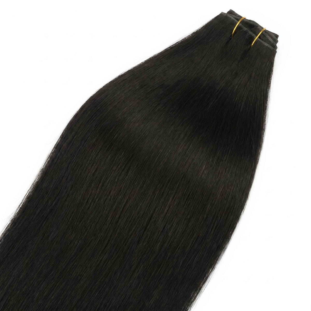 Jet Black Invisible Clip-ins