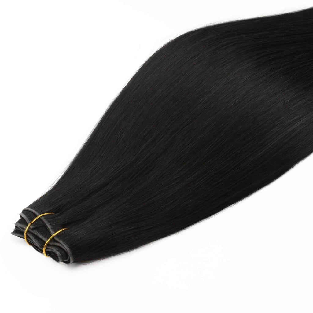 Jet Black Invisible Clip-ins