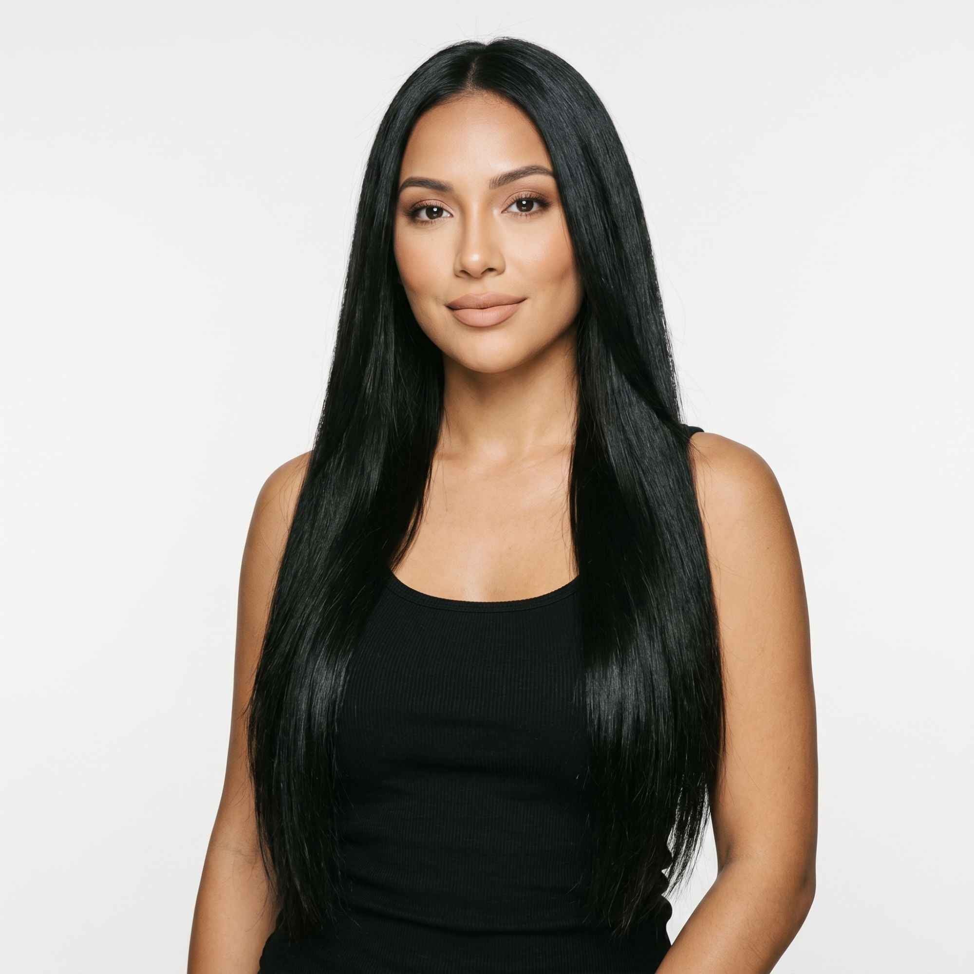 Jet Black Seamless Clip-ins