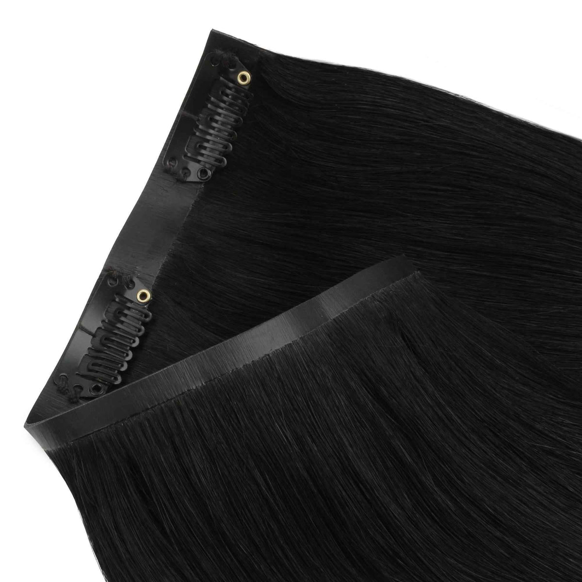 Jet Black Seamless Clip-ins