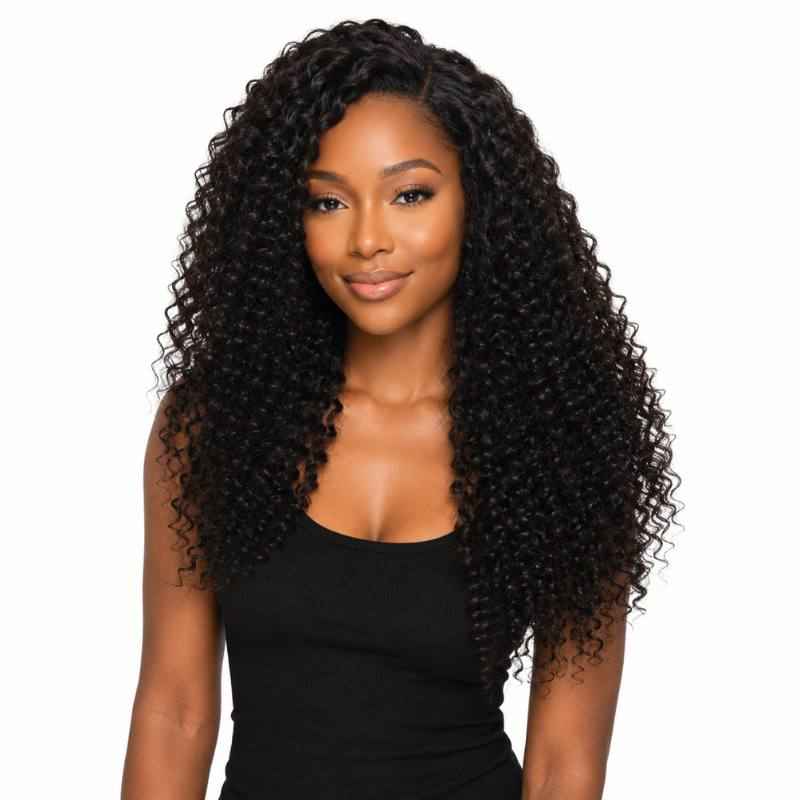 Kinky Curly Clip-In Extensions - Effortless Volume & Length for Natural Curls