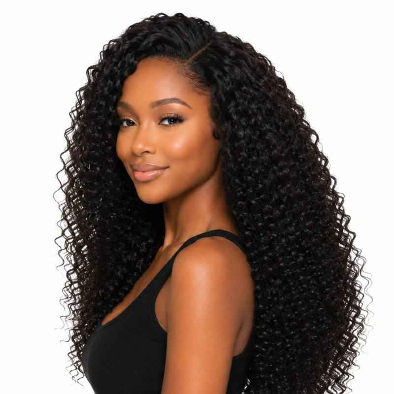 Kinky Curly Clip-In Extensions - Effortless Volume & Length for Natural Curls