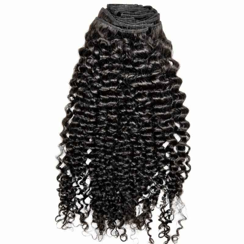 Kinky Curly Clip-In Extensions - Effortless Volume & Length for Natural Curls
