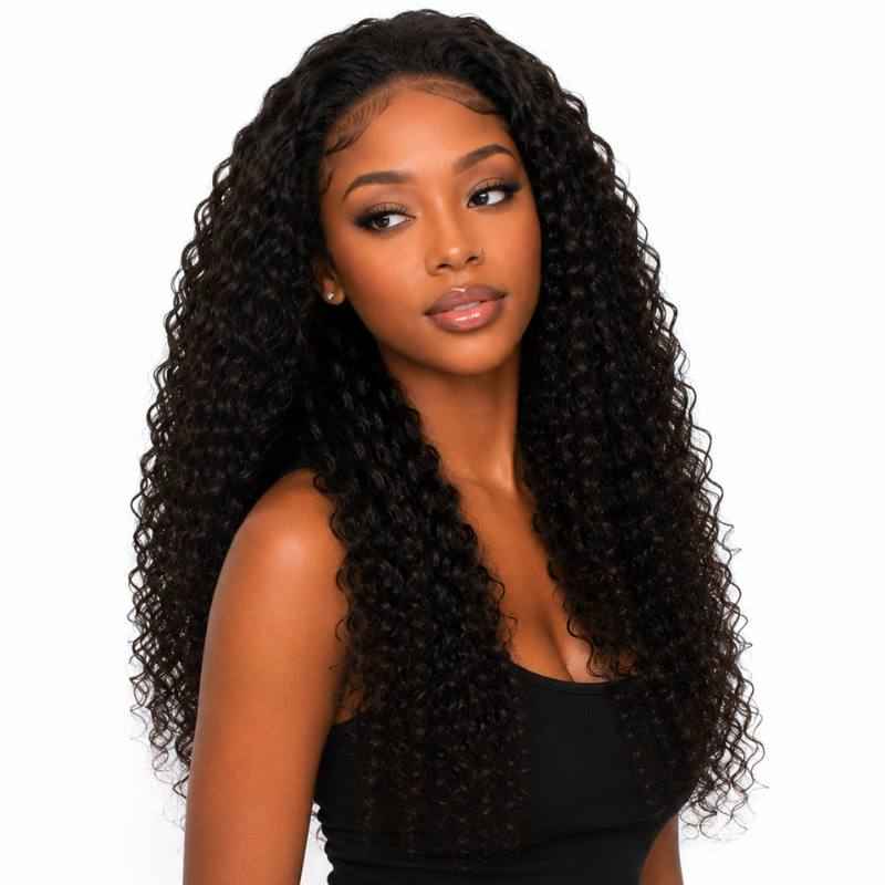 Kinky Curly Half Wig