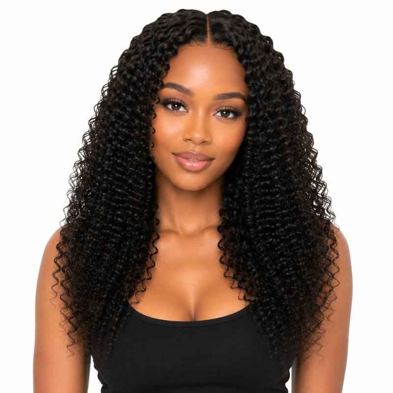 Transform Your Look with the Kinky Curly U-Part Wig