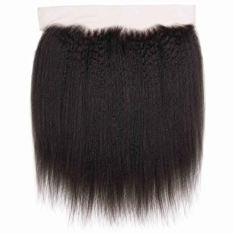 Kinky Straight 13x4 Transparent Lace Frontal