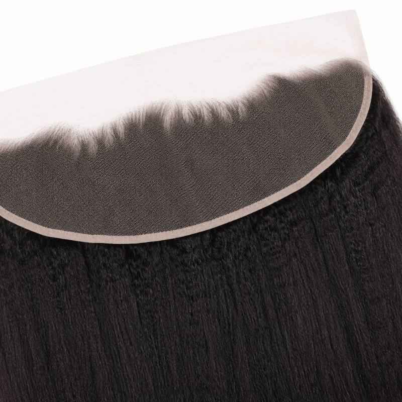 Kinky Straight 13x4 Transparent Lace Frontal