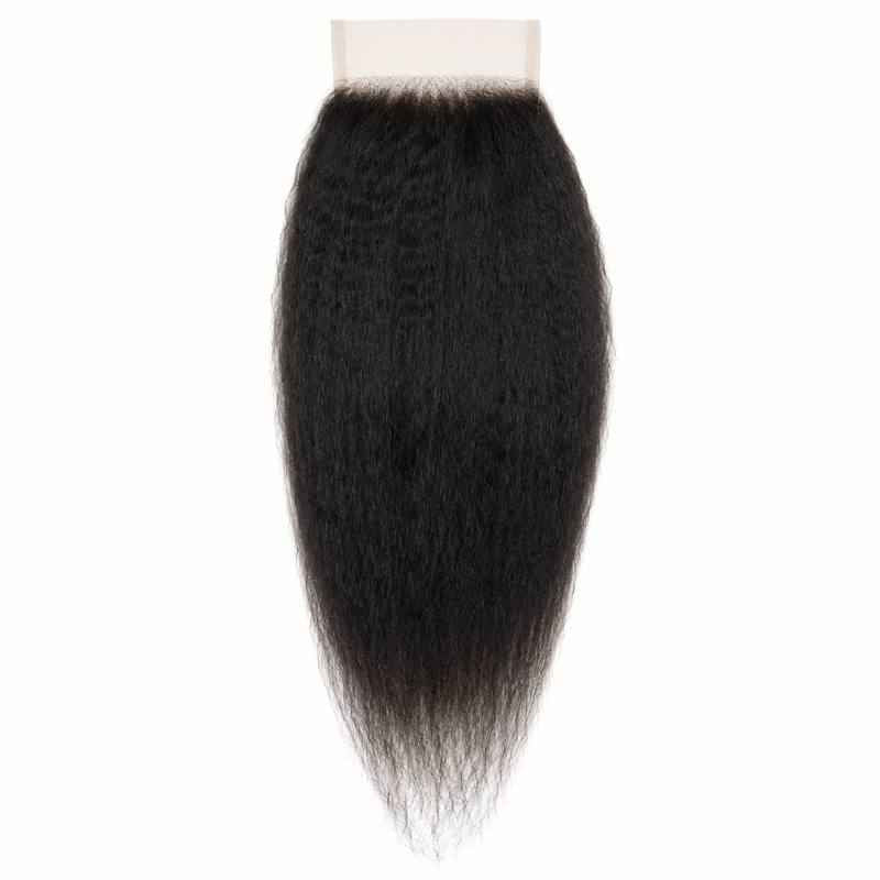 Kinky Straight 4x4 Transparent Lace Closure